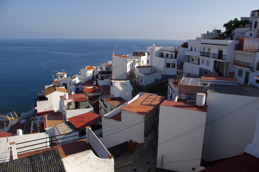 View from terrace over La Caleta