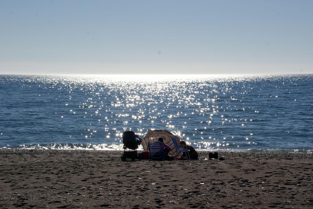 The beach of Salobrena